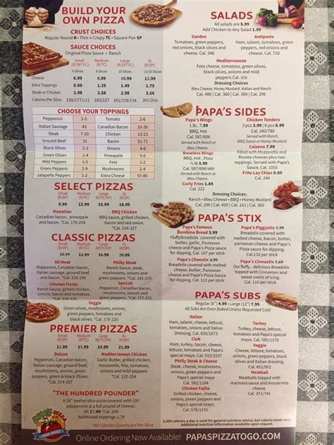 papa's pizza to go dalton ga